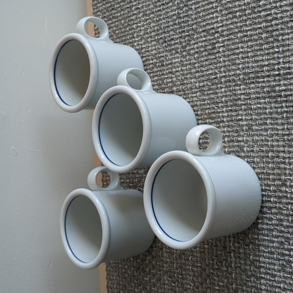 Four Dansk Designs Eslau Design Mugs